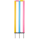 Stumps Proflex Cricket Stumps With Triple Spike - Multi Coloured