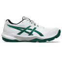 Asics GEL-PEAKE 3 Cricket Shoes - White / Jasper Green