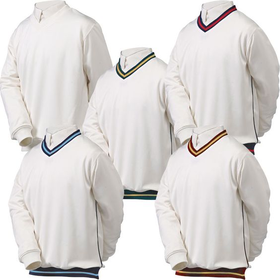 GM Teknik Cricket Sweater - Cream - Medium