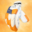 MACE ProLite Batting Gloves - Junior Premium Range - Orange-White-Navy