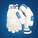 MACE ProLite Batting Gloves - Junior Premium Range - Aqua-White-Navy
