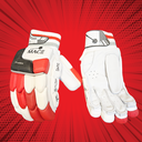 MACE ProLite Batting Gloves - Junior Premium Range - Red-White-Navy